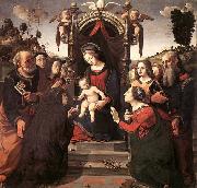 Piero di Cosimo Mystical Marriage of St Catherine of Alexandria oil on canvas
